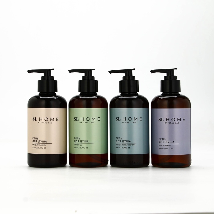 Гель для душа URAL LAB, 300 мл, аромат чёрного перца и нероли