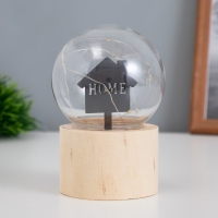 Ночник &laquo;Шар-дом&raquo; LED 3хAG10 шар 8см 6,5х6,5х11,5см