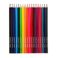 Карандаши 18 цветов ErichKrause ArtBerry премиум, дерево, шестигранные, яркий и мягкий грифель 3.0 мм, картонная упаковка, европодвес