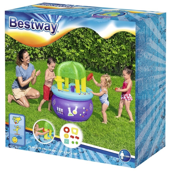 Стол надувной &laquo;Лаборатория веселья&raquo;, 76 х 76 х 86 см, от 1.5 лет, 52573