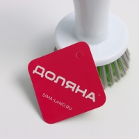 Щётка для посуды с высокой ручкой Доляна &laquo;Цилиндр&raquo;, 7&times;13 см, цвет МИКС