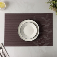 Салфетка сервировочная на стол Доляна &laquo;Росток&raquo;, 45&times;30 см, цвет серый