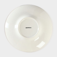 Тарелка фарфоровая для пасты Доляна &laquo;Космос&raquo;, 150 мл, d=21 см, цвет белый