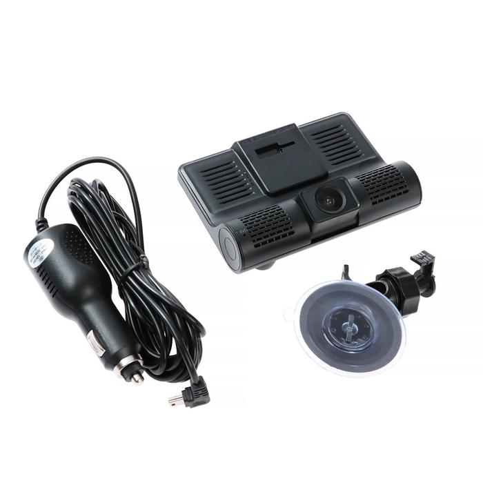 Видеорегистратор Cartage, 2 камеры, FHD 1080P, LTPS 4.0, обзор 120&deg;