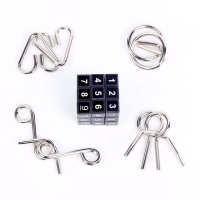 Головоломка металлическая &laquo;Магические символы&raquo;, набор 5 шт.