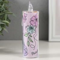 Ночник "Свеча" (Лицо)  3хLR1130 3,8х3,8х12см