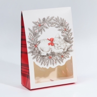 Коробка подарочная новогодняя складная &laquo;Волшебства в новом году&raquo;, 15 х 7 х 22 см, Новый год