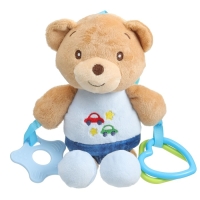 Подвеска мягкая &laquo;Мишка&raquo;, погремушка, прорезыватель, на кроватку, коляску, Mum&Baby