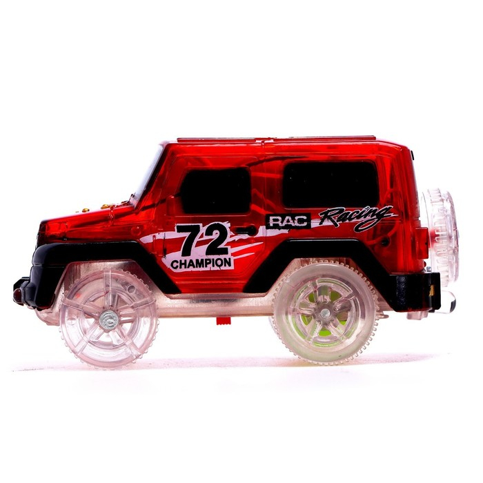 Автотрек &laquo;Магический Трек&raquo;, гибкий, светится в темноте, 56 деталей