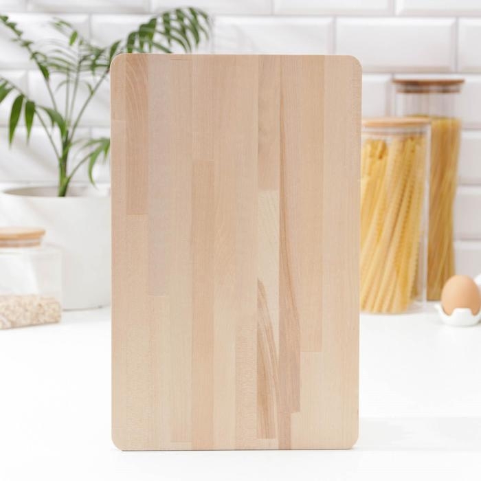 Доска разделочная Доляна, 35&times;22&times;1,2 см, берёза