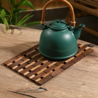 Коврик из тикового дерева, 30х20х0,7 см