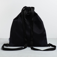 Мешок для обуви, чёрный, два вида ручек, текстиль 30&times;40 см