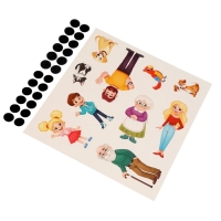 Книга с окошками "Мой дом", 70 окошек