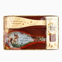 Набор "С новым счастьем!", подставка под ложку, лопатка