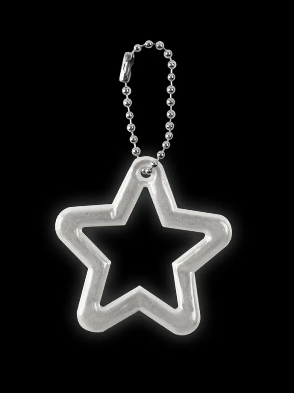 Светоотражающий элемент &laquo;Звезда&raquo;, двусторонний, 5,5 &times; 5,5 см, цвет МИКС