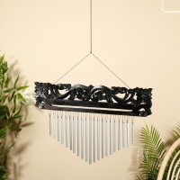 Музыка ветра "Орнамент" дерево, алюминий 40х1,5х50 см