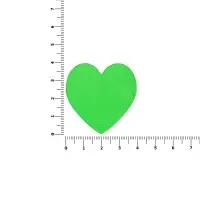 Наклейка тканевая Lunga Сor, M, зеленый неон