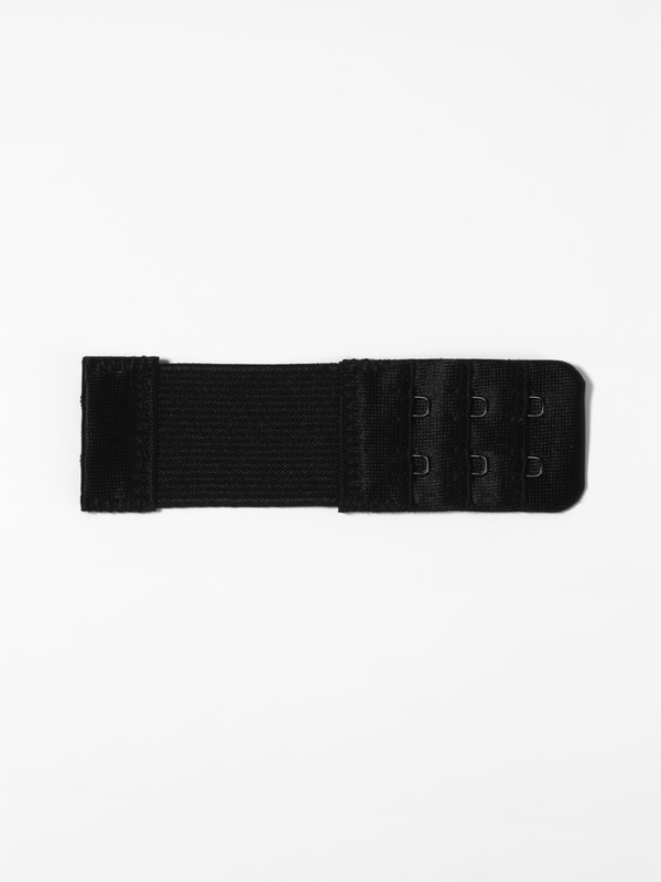 Застёжка-удлин для бюст 3ряда 2крючка с резин (наб 3шт цена за наб) нейлон 3цвета TR