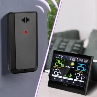 Метеостанция КТ-3318 термометр, погодная станция, часы