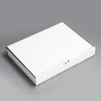 Коробка для пирога, белая, 45 х 33 х 6 см