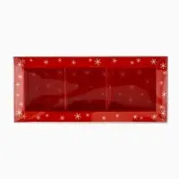 Коробка под 3 конфеты с ячейками &laquo;С Новым годом!&raquo;, 14.5 х 6 х 3 см