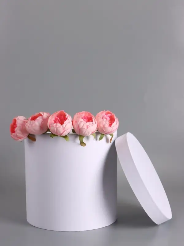 Шляпная коробка белая, 30 х 30 см