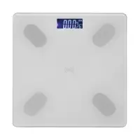 Весы напольные LVE-030, диагностические, до180 кг, от аккумулятора, стекло, белые