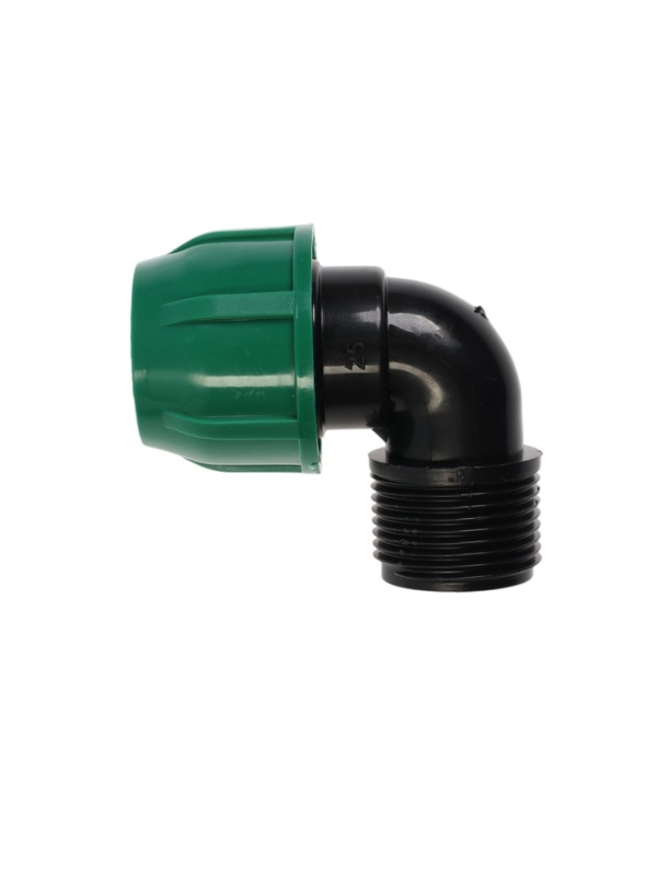 Отвод ПНД ZEIN, 25 мм x 1", наружная резьба