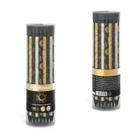 Карандаш чернографитный, ErichKrause &laquo;Magic Sky&raquo;, HB, d=2.2 мм, с ластиком, трeхгранный, в тубусе, дерево, микс