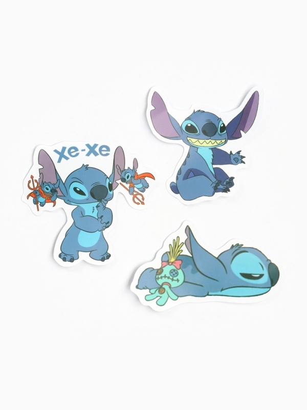 Фигурка-сюрприз &laquo;Космический друг Стич&raquo;, коллекционная, 3 стикера в комплекте