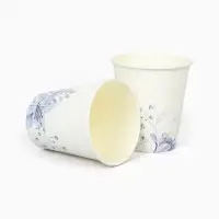 Стакан одноразовый бумажный &laquo;Сиреневые цветы&raquo;, 250 мл