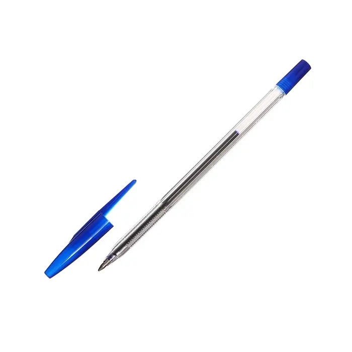 Ручка шариковая СТАММ "333", узел 0.7 мм, стержень 130 мм, чернила синие на масляной основе