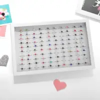 Кольцо детское &laquo;Выбражулька&raquo; стразинка, цвет МИКС, безразмерно