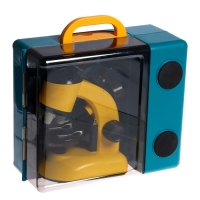 Игровой набор &laquo;Переносная лаборатория&raquo;, микроскоп и 15 предметов