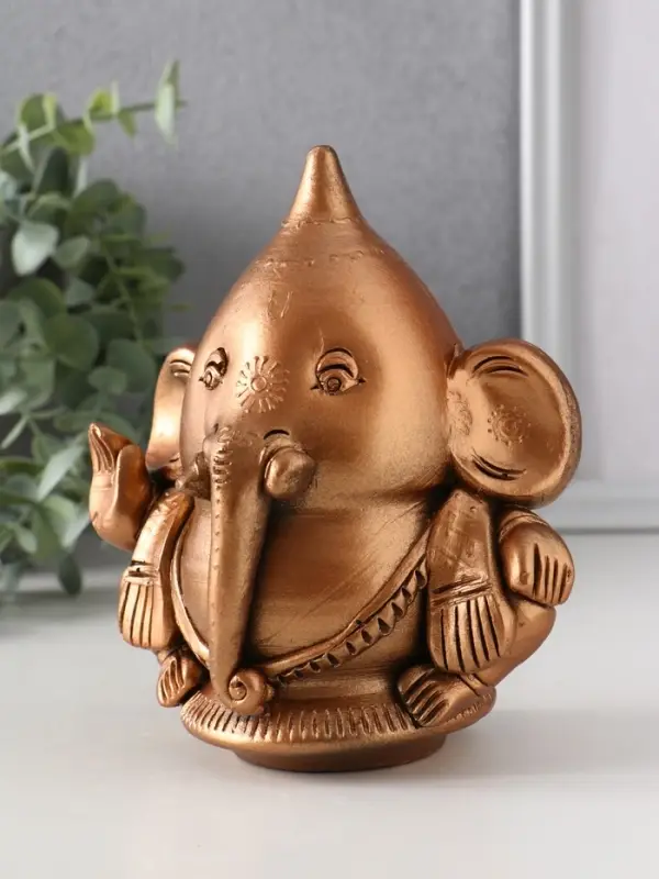 Фигура &laquo;Ганеш&raquo;, 14.5&times;13.5&times;9 см, бронза
