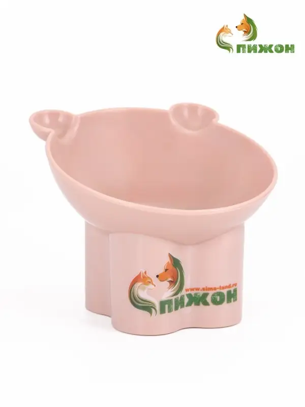 Миска высокая для животных 250 мл, лавандовая
