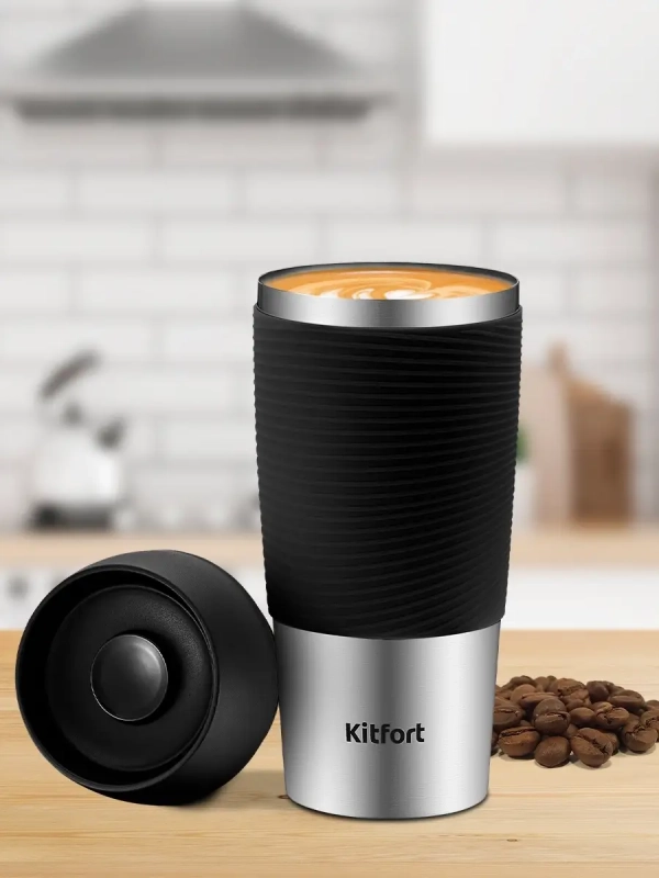 Термокружка для кофе КТ-1224 - 0.4 л