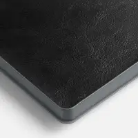 Ежедневник Doppio, недатированный, черный с серым