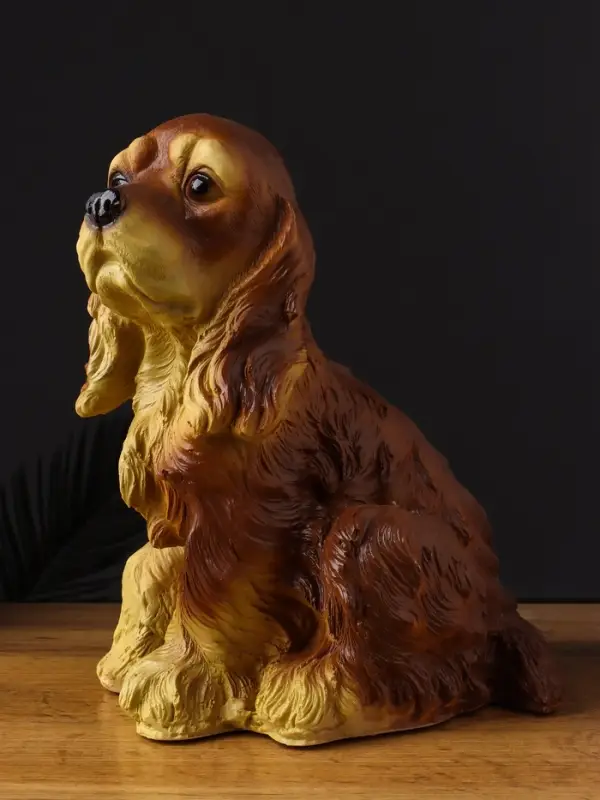 Копилка собака "Спаниэль сидящий" 17х13х19 см