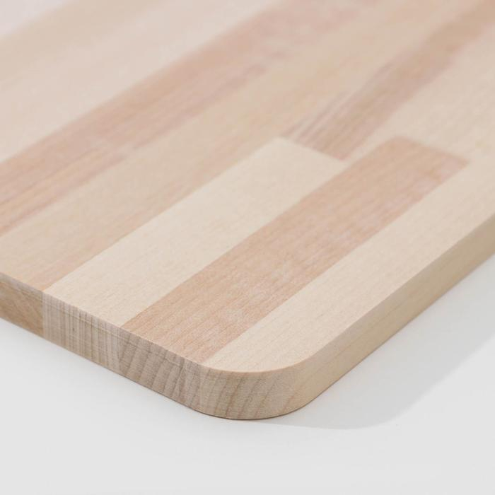 Доска разделочная Доляна, 40&times;20&times;1,2 см, с ручкой, берёза