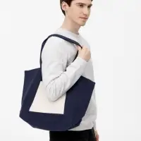 Шопер Shophop, синий с неокрашенным