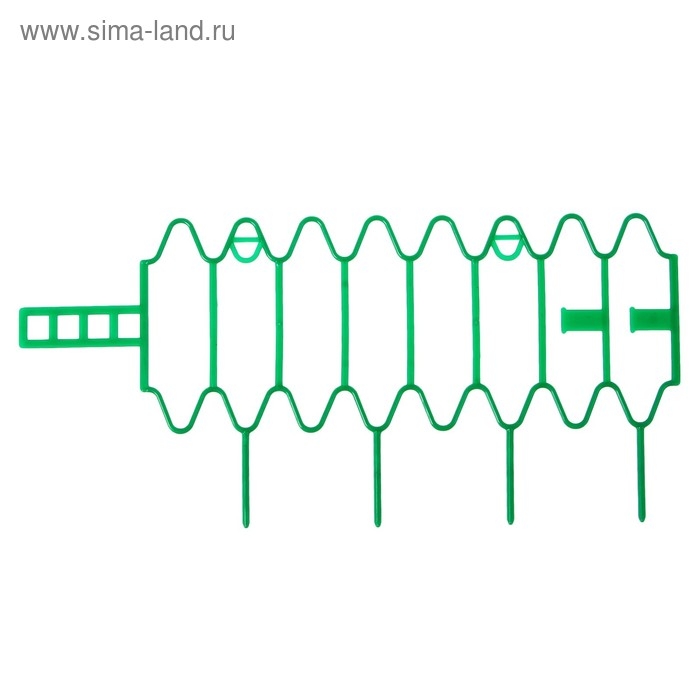 Кустодержатель для клубники, d = 15 см, h = 18 см, пластик, набор 10 шт., зелёный, &laquo;Волна&raquo;