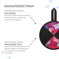 Ледянка эконом, d=33 см, толщина 1 см, цвета МИКС