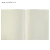 Тетрадь предметная 48 листов в клетку Calligrata, &laquo;Чёрное-белое. Биология&raquo;, обложка мелованная бумага, серые листы