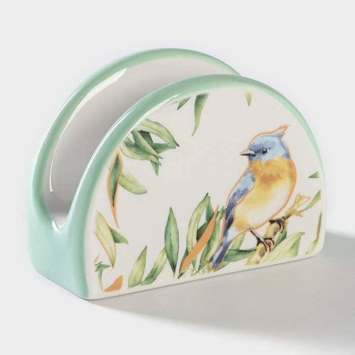 Салфетница Доляна &laquo;Флора и Фауна&raquo;, 9,5&times;4,3&times;7 см