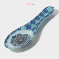 Подставка стеклянная под ложку Доляна &laquo;Анха&raquo;, 21,5&times;7,7 см