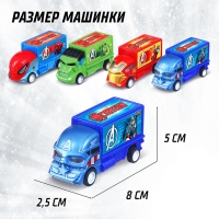 Грузовик перевозчик &laquo;Мстители&raquo;, 4 машины в комплекте