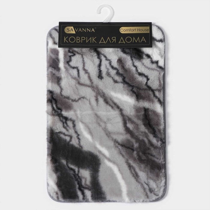 Коврик для дома SAVANNA &laquo;Мечта&raquo;, 40&times;60 см, цвет серый