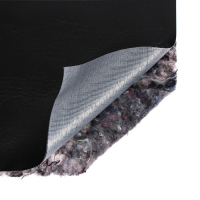 Комплект для обивки дверей, 110 &times; 200 см: иск.кожа, ватин 5 мм, гвозди, струна, чёрный, &laquo;Ватин&raquo;