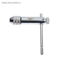 Вороток-трещотка для метчиков ТУНДРА, Т-образный, хромированный, М5 - М12